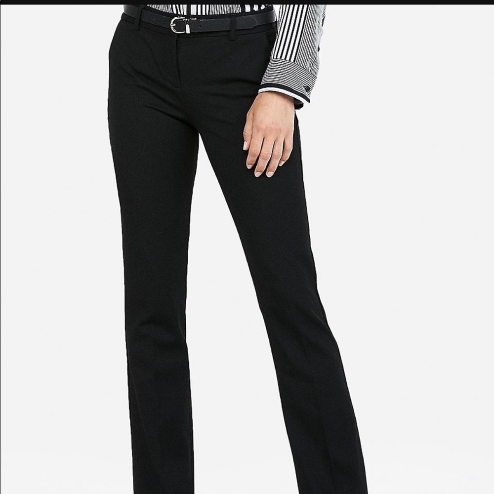 Express Black Columnist Barely Boot Pant